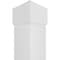 Ekena Millwork Craftsman Classic Square Non-Tapered Smooth PVC Column, Standard Capital & Standard Base CC0809ENPCSCS - alternate 5